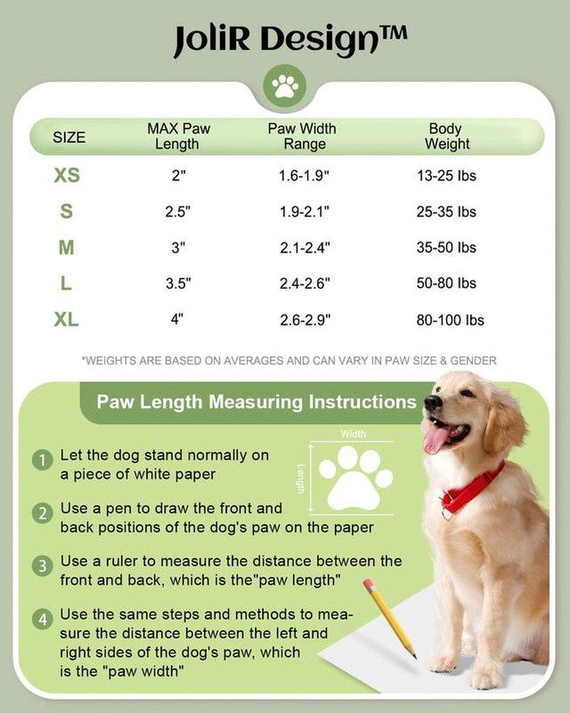 Dog Shoes for Hot Pavement - Dog Shoe for Small & Medium & Large Dogs, Dog Boots Paw Protectors, Easy on & Off, Non-Slip, Waterproof, Easy-Clean Dog Booties for Beach and Snow
